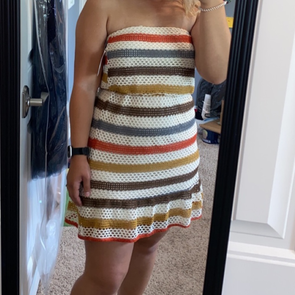 Strapless boutique sundress